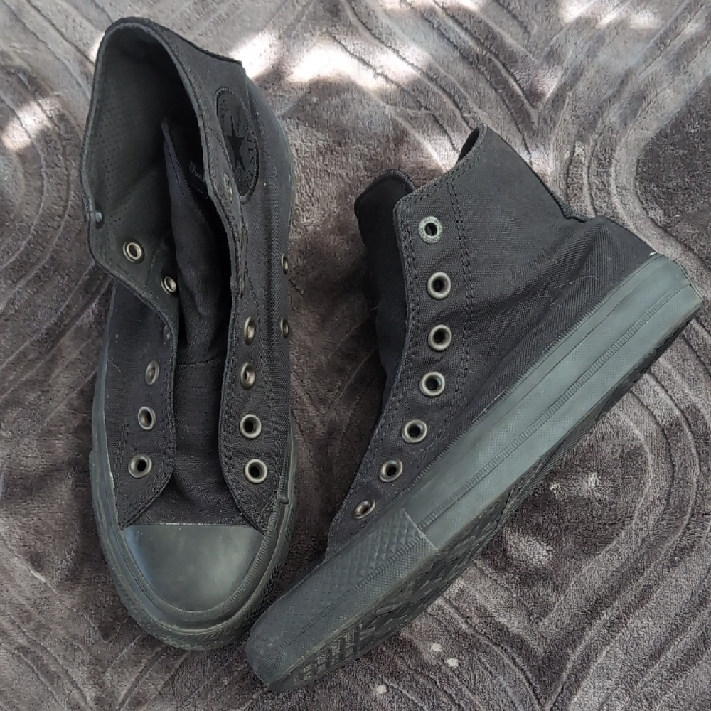 Converse All Star Blacked Out High Tops